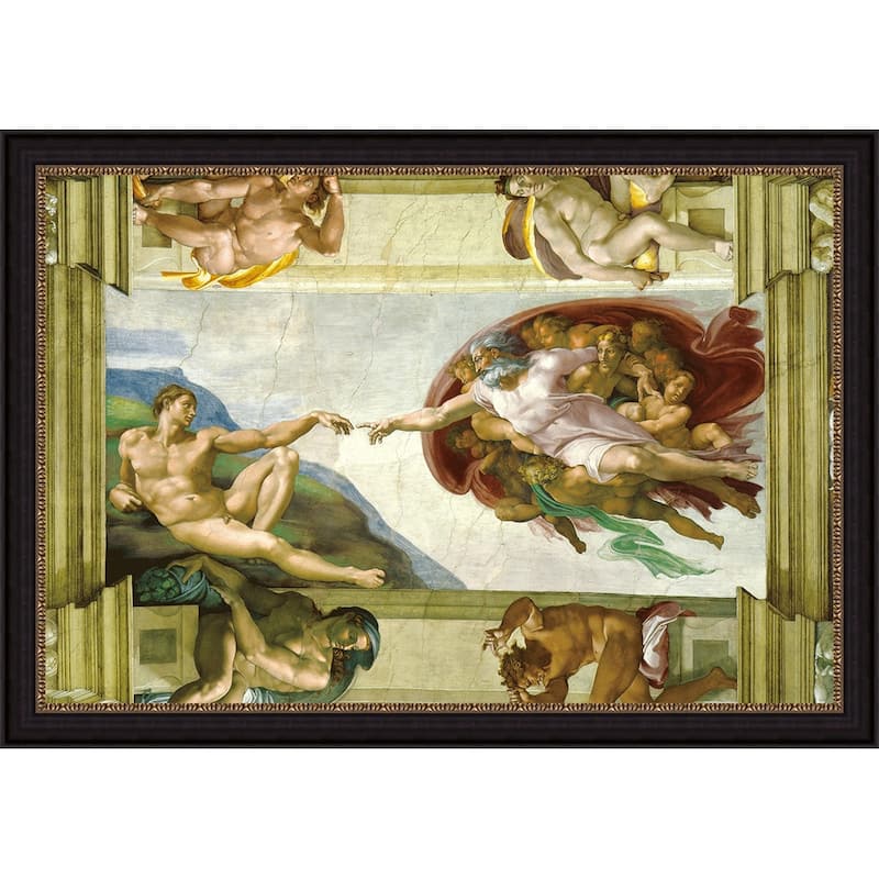 Sistine Chapel Ceiling Creation of Adam by Michelangelo Buonarroti